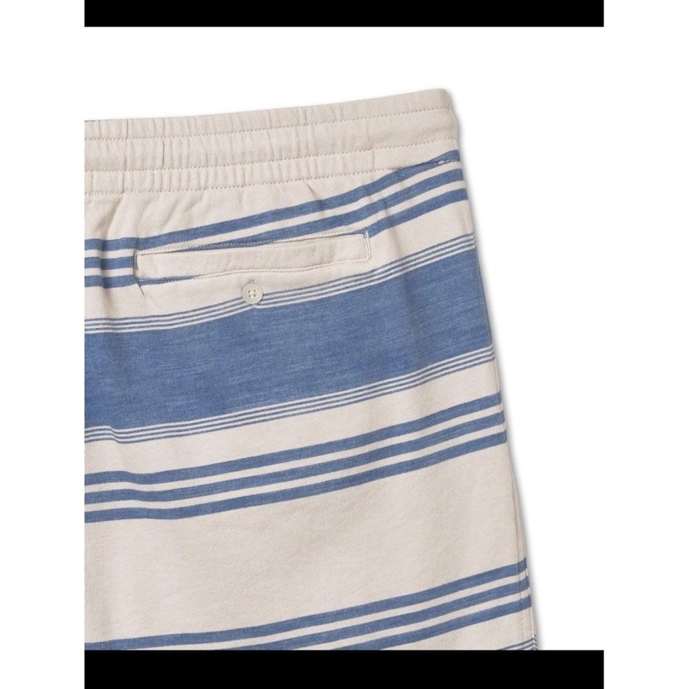Polo Ralph Lauren Striped Spa Terry Shorts - Patina Stripe 5XB - Picture 4 of 5